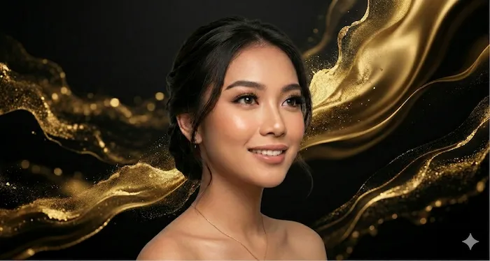 Hasil eyelash extension dan lash lift natural di Nina Chen Studio Surabaya Barat